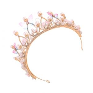 Homoyoyo Couronne Anniversaire Garçon Fille Diadème Pratique et Confortable pour Fêtes Photos et Déguisements Princesses (S Wisdom HF, neuf)