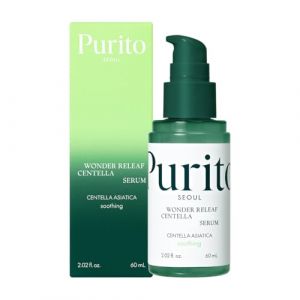 PURITO Centella Serum, Korean Centella, for All Skin Types, Ampoule, Soothing, Calming, Facial Serum for face, Vegan & Cruelty-Free, Korean Skin Care, 60ml 2fl.oz (PURITO_Official, neuf)