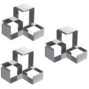 minkissy 9 Pcs Acrylique Accessoires De Photographie Présentoir Acrylique Cube Stand Acrylique Cube Étagère Acrylique Porte-Anneau Bijoux Présentoir Blocs Acryliques Acrylique Base (Master Self, neuf)