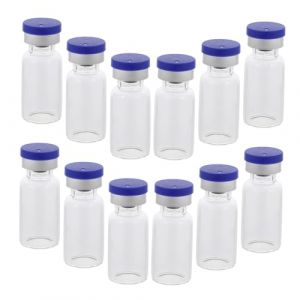 ABOOFAN 12 Pièces Embouteillée Fiole Échantillons portable flacons d'échantillonnage de liquide Scellage petites bouteilles de stockage en verre flacons en verre de laboratoire Un verre (Halleyham, neuf)