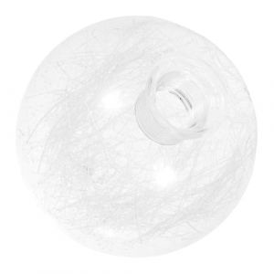 Abat-Jour Boule Ronde En Verre, Abat-Jour Globe En Verre de Remplacement, Plafonnier Décoratif, Couvercle de Lampe Rond, Décoration D'intérieur, Base G9, pour Lampe de Table de Salon, Diamètre 10cm (Grand Plaisir 360, neuf)