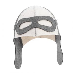 CANIGHT Chapeau de sauna pilote bouchon vapeur Casquette de sauna capuchon de Chapeau de bonnet de sauna chapeau russe pour sauna couverture de sauna capillaire feutre (ZORIYOI, neuf)