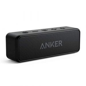 Anker soundcore 2 Enceinte Bluetooth, Enceinte Bluetooth Puissante sans Fil avec Basses Puissantes, Autonomie de 24 Heures, Porté de 20 m, Etanche Waterproof IPX7 et Microphone Intégré (AnkerDirect FR, neuf)