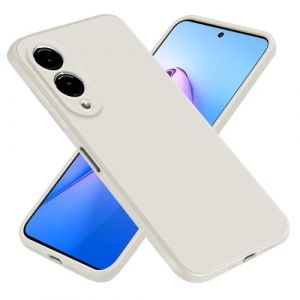 EASSGU Coque pour Samsung Galaxy S25 Edge (6.7" inches), Étui en Silicone TPU Souple - Blanc Antique (EASSGU, neuf)