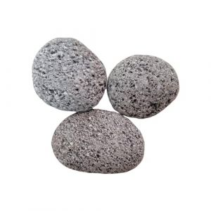 Natunae Zen Pebbles Pierres d'aquarium 7-10 cm (500 g) Pierres naturelles D&eacute;coration d'aquarium Lave noire Aquascaping, Terrarium, Nano bassin (KINZI, neuf)