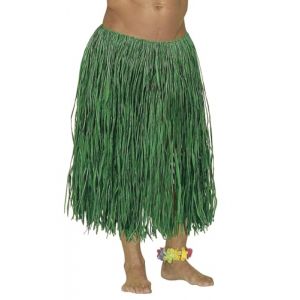 W WIDMANN MILANO Party Fashion - Jupe hawa&iuml;enne pour adultes, longueur 80 cm, jupe en raphia, soir&eacute;e &agrave; th&egrave;me hawa&iuml;enne, carnaval (Ponera, neuf)