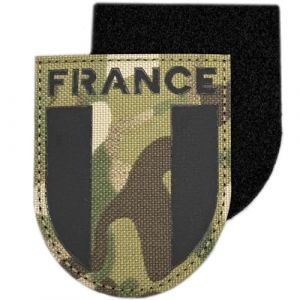 Patch Infrarouge R&eacute;fl&eacute;chissant France - Militaire France Scratch Drapeau Sac, Brod&eacute; Camouflage 9x5 cm pour Sac &agrave; Dos/Uniforme, &Eacute;cusson Arm&eacute;e Fran&ccedil;aise (&Eacute;cusson) (Atodaleche, neuf)