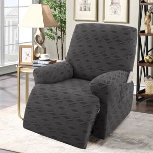Housse de fauteuil inclinable en jacquard extensible pour fauteuils inclinables 1, 2, 3 places, protection de meubles lavable pour fauteuils inclinables, fauteuils &eacute;lectriques et housses de canap&eacute; (chaowuuk, neuf)