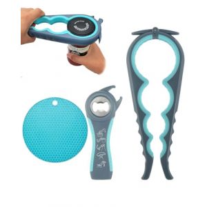IPNSDON 3pcs ouvre-bouteille multifonctionnel pour toutes les canettes et bouteilles en verre,ouvre-bouteille pour seniors,ouvre-bouteille pour capsules à vis,ouvre-boîte,ouvre-bouteille capsules (guoyuxindeouzhoudianpu, neuf)