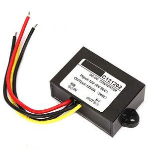6V-20V &agrave; 12V Convertisseur &eacute;l&eacute;vateur Boost Module r&eacute;gulateur de Tension pour &eacute;cran de Voiture, cam&eacute;ra de Surveillance, Ventilateur, Pompe &agrave; Eau, Moteur, routeur, etc.(2A) (Muxizac, neuf)