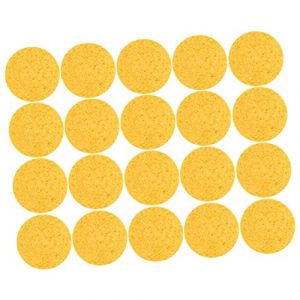 Vaguelly 20pi&egrave;ces Houppette Nettoyante Pour Visage &Eacute;ponge Pulpe De Bois Lot De &Eacute;ponges D&eacute;maquillantes (Bustling Xin, neuf)