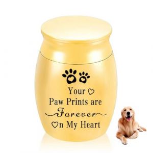 HAMKU or urne pour chien urne chien urne funeraire chien Urne souvenir Urne pour animaux de compagnie Urne pour chien,Urne commémorative adaptée aux chats et aux chiens (STAR JINGWEN, neuf)