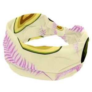1 bandeau élastique antidérapant pour femme, bandeau en tissu doux pour entraînement, yoga, accessoires pour cheveux, vert avocat 920 (GRBXVHD, neuf)