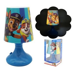 HOVUK® Lampe de bureau Pat' Patrouille pour enfants, lampe de bureau pour chambre d'enfant, lampe de chevet fantaisie pour enfants, taille 18 cm (House of Vogue, neuf)