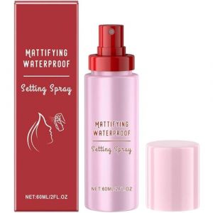 Spray de réglage en verre de fonte de poudre, de longue durée, usure de maquillage jusqu'à 12 heures, ensemble instantané et lueur, finition ultra-lisse pour tout type de peau (1PC) (luoyangshiyujinghuazhuangpinyouxiangongsi, neuf)