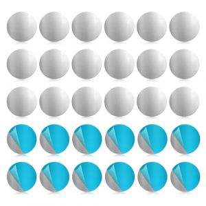 30 Pi&egrave;ces Plaques M&eacute;talliques, Plaques M&eacute;tal Adh&eacute;sives Rond en Fer, Plaque M&eacute;tallique Autocollante pour Figurines Tonie, Plaque M&eacute;tallique pour Aimants Adh&eacute;sifs (CELTIC MANUFACTURING, neuf)
