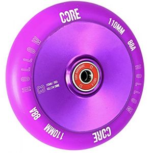 Core Hex Hollow Roue de trottinette freestyle 110mm I Enfants I Trick I Trottinette I Roues I Roue I Rechange I Roue (Hollow V2 Violet) (Fantic26 Funsport GmbH, neuf)