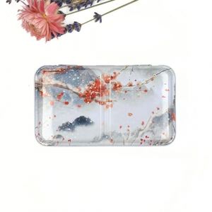 My Rock Way Palette de Peinture Winter Plum Vide en m&eacute;tal pour Aquarelle capacit&eacute; pour 12 Demi-Godets ou 6 Godets avec Palette de m&eacute;lange Fond Plat. Petite, Format de Voyage, Plaisir &agrave; Offrir (My Rock Way, neuf)