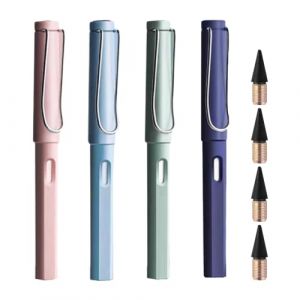 DaiUni Crayon à l'infini, Crayons à papier réutilisables, 4 Pièces, Avec 4 Recharges Interchangeables (WuhanHanyangAGrapefruitCultureMediaStudio, neuf)