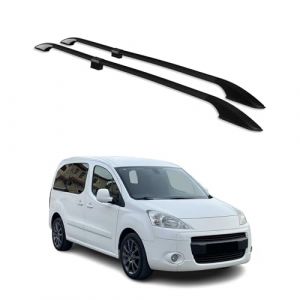 OMAC - Barres de toit - Compatible avec Peugeot Partner Tepee 2008-2018 - En aluminium anodis&eacute; - Pour coffre de toit (OMAC-GmbH, neuf)