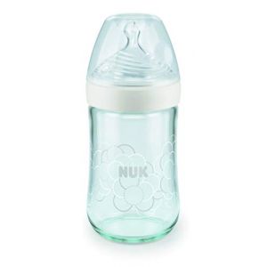 NUK Naturse Sense Biberon en verre Rose 240 ml (weschoen, neuf)