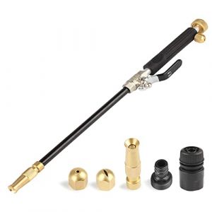 Pistolet de Nettoyeur Haute Pression, Pistolet Jet d'eau Lance à Eau Haute Pression pour Tuyau d'arrosage, Lance de Nettoyeur Haute Pression, pour le Lavage de Voiture Fenêtre, Arrosage du Jardin (Yafutozm, neuf)