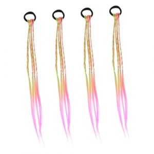 Veemoon 4pi&egrave;ces &Eacute;lastique &agrave; Cheveux Tress&eacute; Pour Perruque Coiffe Tress&eacute;e Cordelette &agrave; Cheveux Tress&eacute;e Accessoires Photo Pour Gar&ccedil;on Fille (Quiet Window, neuf)