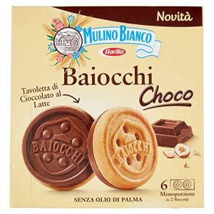 Mulino Bianco | Mulino Bianco Baiocchi Choco | Mulino Bianco Biscuits | Barilla - Mulino Bianco | 144 Gramme Total (Global Dream ⭐⭐⭐⭐⭐RETOURS SANS FRAIS, neuf)