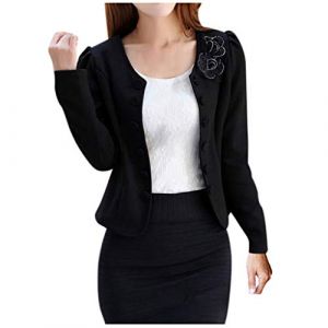 Yekdmxop Bol&eacute;ro Femme Court Veste Courte Bolero Femme Chic Et Elegant Cache Epaule Bol&eacute;ro Et Ch&acirc;le pour Robe De Soir&eacute;e Et De Mariage Veste L&eacute;ger Cardigan De Plage Bol&eacute;ro C&eacute;r&eacute;monie Top Femme Ete (comesieu(Livraison 7 - 15 jours), neuf)