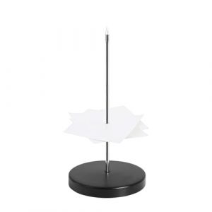 Porte-Mémo à Pointe en Acier Inoxydable - Support de Reçus et Notes pour Bureau, Restaurant, Cuisine | Accessoire de Rangement pour Factures, Tickets, Mémos, Organisation de Comptoir​ (binratolre, neuf)