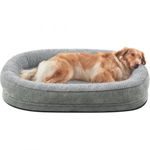 Pawk Lit orthopédique pour chien de grande taille - Coussin de nuque à quatre côtés - Panier pour chien XXL - Canapé pour chien en mousse à mémoire de forme - Imperméable et antidérapant - Lit pour (Topets-EU, neuf)