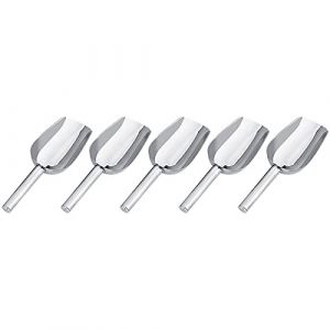 Cuill&egrave;re a Bonbon, 5pcs Pelles &agrave; Glace, Pelle Bonbon, Ice Cream Scoop, Pelle bonbons en acier inoxydable, Pour boules sucr&eacute;es Buffet de bonbons de mariage Bar &agrave; la maison Cuisine Ensemble (19 cm) (Tyenaza, neuf)