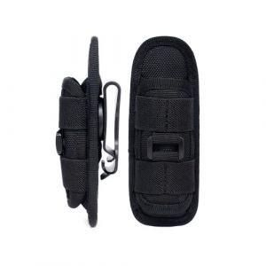 Pevlkawr Poche De Lampe De Poche Rotative &Agrave; 360 Degr&eacute;s Support pour Lampe Torche Pochette Molle pour Torche LED Nylon Cover Pouch Case Bag for Tactical Torch pour Randonn&eacute;e, Camping (GeDaHongBao, neuf)