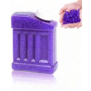 BNREOZA Perles d'eau, environ 60 000 perles d'eau colorées, décoratives et colorées, peuvent être utilisées pour la décoration de bricolage, le remplissage de vases, les perles de gel floral,violet (CHENGhongyu, neuf)