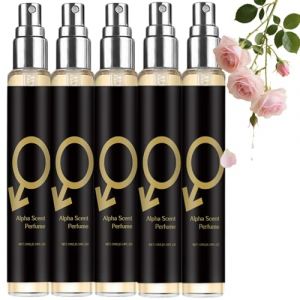 Eau De Alpha Touch Cologne Homme,Alpha Touch Cologne Pour Hommes,Alphas Pheromone Parfum Homme,Solivo Phéromone Parfum,Ecdf Parfume Phéromones Pour Attirer Les Femmes,Parfums Pheromone Hommes (5PC) (FEIBAO&-Wu, neuf)