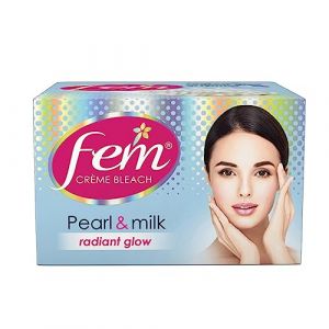 Dabur Fem Blueberry Avec Milk & Pearl &eacute;quit&eacute; Creme Bleach (Pour wheatish &agrave; des tons sombres sur la peau) 4 utilisations / 26g (evelleneinternational, neuf)