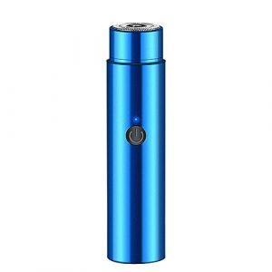 Rasoir rotatif &eacute;lectrique indolore pour homme - Lavable et rechargeable par USB - &Eacute;pilateur &agrave; charge USB - Rasoir &eacute;lectrique portable - Rasoir &eacute;lectrique de voyage &eacute;tanche (GUanze, neuf)