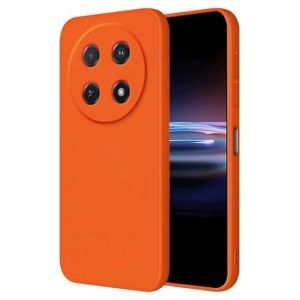 HONLEN Coque pour Honor Magic7 Lite 5G / Honor X9c Protection &Eacute;tui, (6.78" inches) Liquide TPU Silicone Case Anti Rayures Ultra Mince Souple Cover en Silicone Orange (HONLEN, neuf)