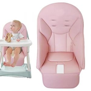Housse chaise haute universelle | Housse en cuir PU pour chaise haute b&eacute;b&eacute; | Housse coussin pour chaise haute salle &agrave; manger pour b&eacute;b&eacute; pour Peg Perego, Siesta Zero3, Baoneo, Kosmic Jan&eacute;, etc. (Axisna, neuf)