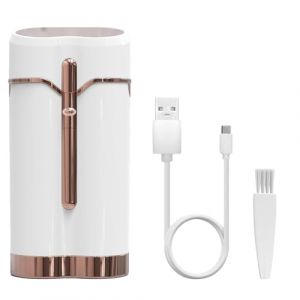 Rasoir &agrave; double t&ecirc;te pour femme - USB - Petit appareil de retrait pour aisselles et jambes - Appareil de retrait USB pour femme (HEziej, neuf)