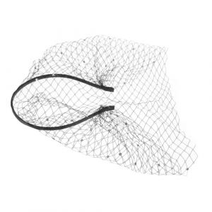 Hemobllo Headband Voile Maille avec et Dentelle Accessoire Mariée Élégant pour Tea Party Mariage et Occasions Spéciales (Leopolerd, neuf)