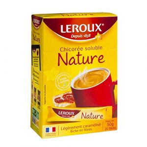 Leroux - Chicoree Soluble Stick Nature 50G - Lot De 4 - Prix Du Lot - Livraison Rapide En France Métropolitaine Sous 3 Jours Ouverts (LIVRAISON EXPRESS 24H, neuf)