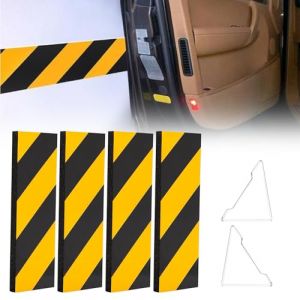 Mousse Protection Garage,4PCS Protection Portiere Voiture 30 x 10 x 1.8 cm,Protection Portiere Voiture Autocollante,Mousse Protection Mur Parking,Protection Murale pour Le Garage Autocollante (Poseidoneye, neuf)