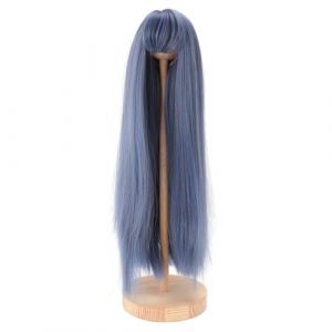 Poupée Long Wig Droite, DIY Doll Synthetic Hair Fit Soft Real, avec un Coup Droit, pour 1/4 Poupées à l'échelle (#5) (Koulaten, neuf)