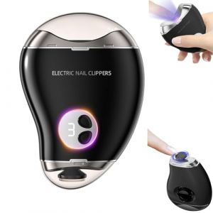 EEYZD Coupe-ongles électrique automatique 2 en 1,coupe-ongles rechargeable USB,extracteur poussière d'ongles,avec rangement pinces ongles pour soignants,enfants,personnes âgées,adultes,Noir (Kitchen Goods Boutique, neuf)