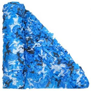 Filet de Camouflage Renforc&eacute; Militaire, Filet Camouflage Marin L&eacute;Ger et Durable, 2x6m Filet D'ombrage de Jardin, pour D&eacute;coration Chasse Camouflage Camping (TIANLUO NET STORE, neuf)
