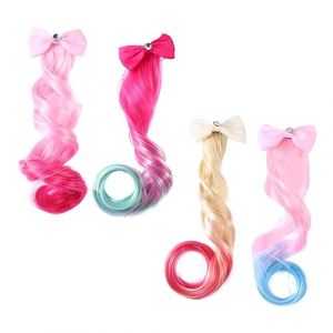 PACKOVE 4 Pièces Accessoires Colorés pour Filles Épingles Vert Beige et Rouge (Spring TU, neuf)