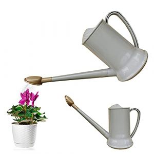 Arrosoir de 2 litres à Long Bec en Plastique arroseur détachable Plante arrosoir Vaporisateur d'eau léger Bouteille d'arrosage pour intérieur extérieur Jardin Maison Fleur bonsaï Plante(Gris) (Qiang_ze9, neuf)
