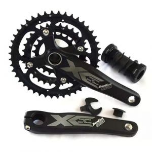 ENGWE MTB P&eacute;dalier de v&eacute;lo - P&eacute;dalier de v&eacute;lo - 3 vitesses - En aluminium - Haute r&eacute;sistance - Pour VTT 21/24/27 vitesses (Andeshunk Ods, neuf)