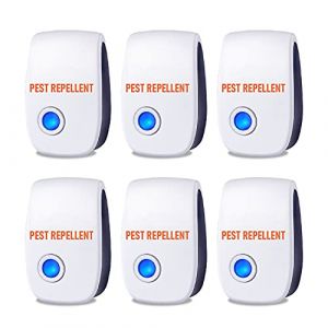 KEXMY Ultrason Souris Lot De 6 - R&eacute;pulsif Ultrason Anti Moustique - Repulsif Moustique - R&eacute;pulsif Souris - R&eacute;pulsif Ultrason Souris pour Moustiques, Souris, Fourmis, Mouches, araign&eacute;es, cafards (Kwabena Acheampong, neuf)